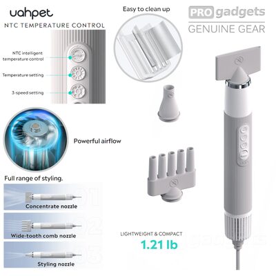 Uahpet Fluffy-1 Intelligent Temperature Control Pet Hair Dryer