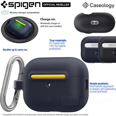 Caseology by SPIGEN Nano Pop Case for AirPods Pro 2 (2022/2023) (USB-C/Lightening Cable)