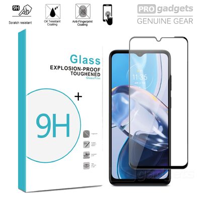 Full Cover Tempered Glass Screen Protector for Moto E22i