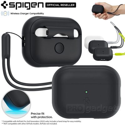 SPIGEN Silicone Fit Case for AirPods Pro 2 (2022/2023) (USB-C/Lightening Cable)