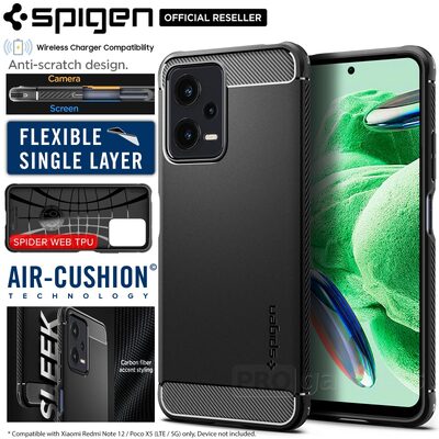 SPIGEN Rugged Armor Case for Xiaomi Redmi Note 12 / Poco X5