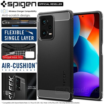 SPIGEN Rugged Armor Case for Xiaomi Redmi Note 12 Pro Plus