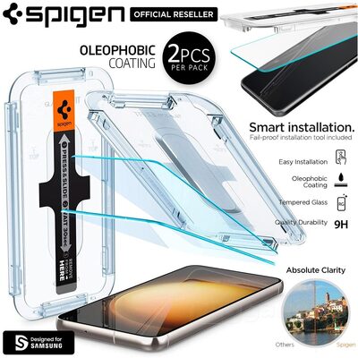SPIGEN GLAS.tR EZ Fit 2PCS Glass Screen Protector for Galaxy S23