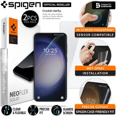 SPIGEN Neo Flex Solid 2PCS Screen Protector for Galaxy S23 Plus