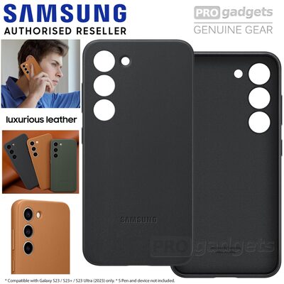Samsung Leather Case for Galaxy S23 Plus