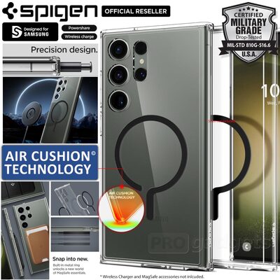 SPIGEN Ultra Hybrid OneTap Ring Magsafe Compatible Case for Galaxy S23 Ultra