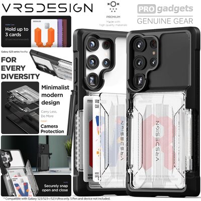 VRS DESIGN Neo Flip Active Case for Galaxy S23 Ultra