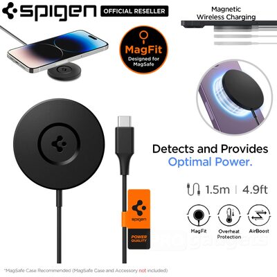 SPIGEN ArcField PF2101 Magnetic Wireless Charger (MagFit) for MagSafe Compatible / iPhone