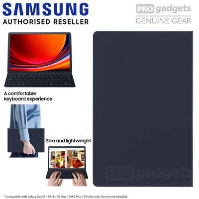 Samsung Book Cover Keyboard Slim Case for Galaxy Tab S9 11.0 / S9 FE 10.9