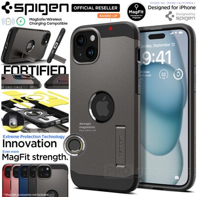 SPIGEN Tough Armor (MagFit) MagSafe Compatible Case for iPhone 15