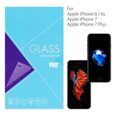 Aftermarket 0.33mm Screen Protector 9H Slim HD PRO+ Tempered Glass FULL PACKAGE for iPhone 6 / 6s / 7 / 7 Plus