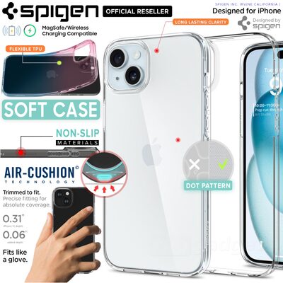 SPIGEN Liquid Crystal Flex Case for iPhone 15 Plus