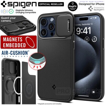SPIGEN Optik Armor (MagFit) MagSafe Compatible Case for iPhone 15 Pro
