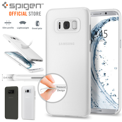 Galaxy S8 case, Genuine SPIGEN Air Skin ULTRA-THIN Soft Cover for Samsung