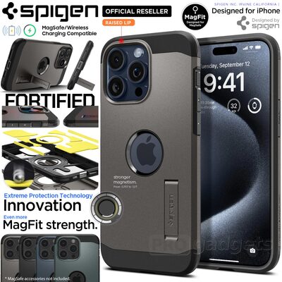 SPIGEN Tough Armor (MagFit) MagSafe Compatible Case for iPhone 15 Pro