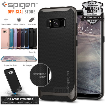 Galaxy S8 Plus Case, Genuine SPIGEN Neo Hybrid Dual Layer Bumper Cover Samsung