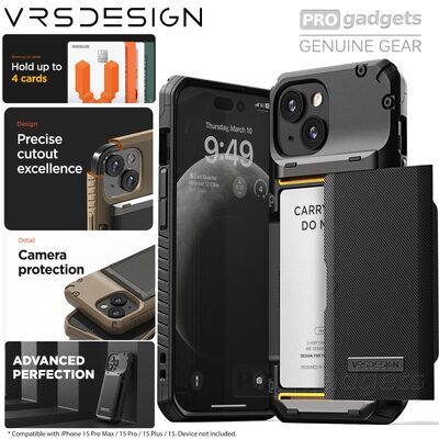 VRS DESIGN Damda Glide Pro Case for iPhone 15