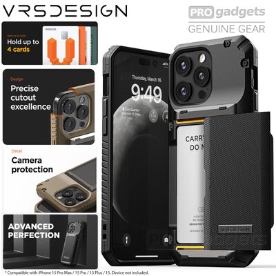 VRS DESIGN Damda Glide Pro Case for iPhone 15 Pro