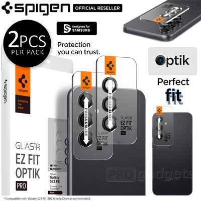 SPIGEN Glas.tR EZ Fit Optik Pro 2PCS Glass Lens Protector for Samsung Galaxy S23 FE