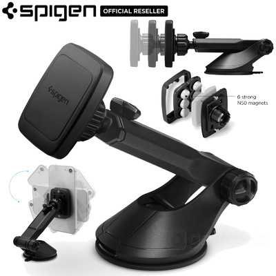 Car Mount Magnetic Holder, Genuine SPIGEN Kuel H35 for Universal/iPhone/Galaxy