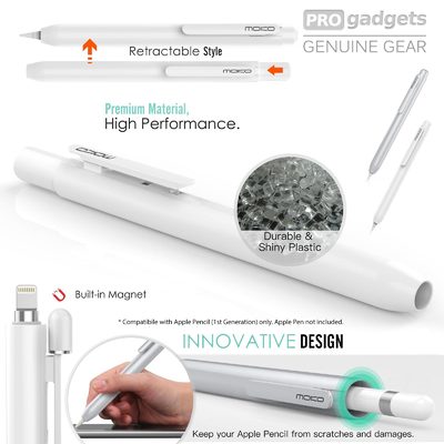Genuine Moko Apple Pencil 1st Gen Protective Case for iPad Pro 9.7 10.5 12.9