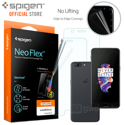 OnePlus 5 Screen Protector, Genuine SPIGEN Neo Flex Film for OnePlus 2PCS/PACK